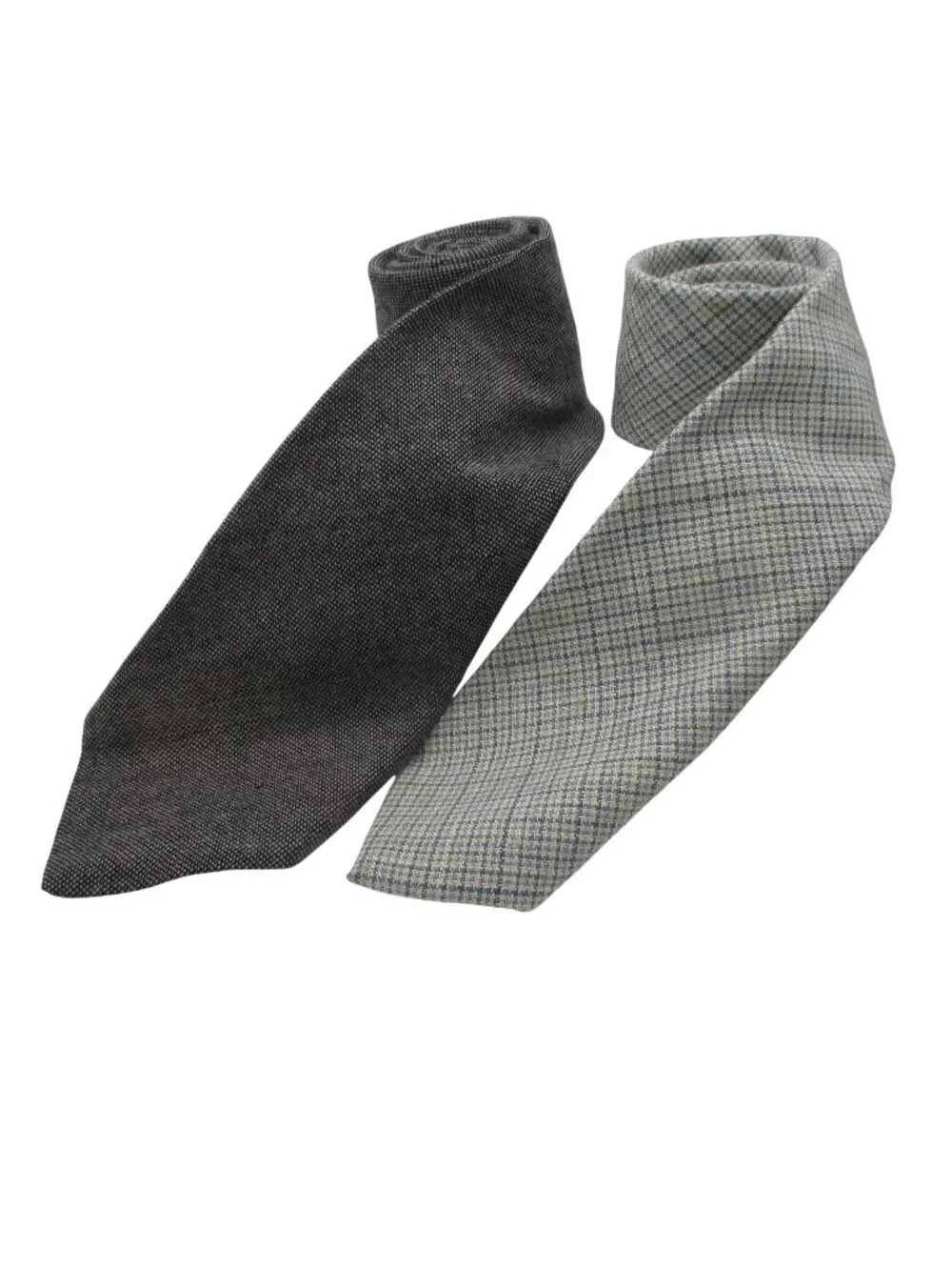 2 Vintage Wool Blend Ties Prestwick By Metcalf & Bianchi Of California 70's 80's